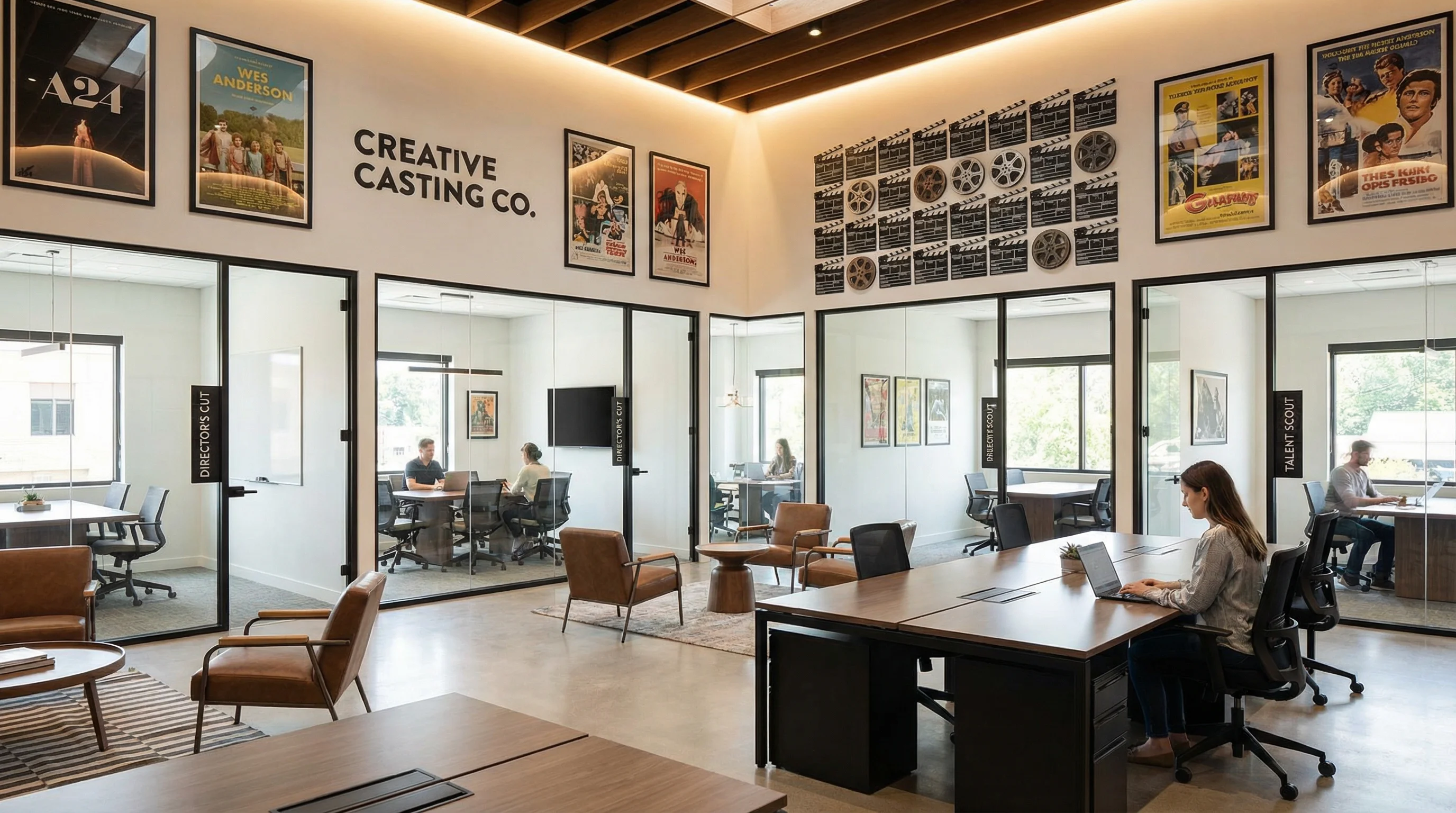 免费高清视频公司办公环境展示 - 现代化影视人才服务中心